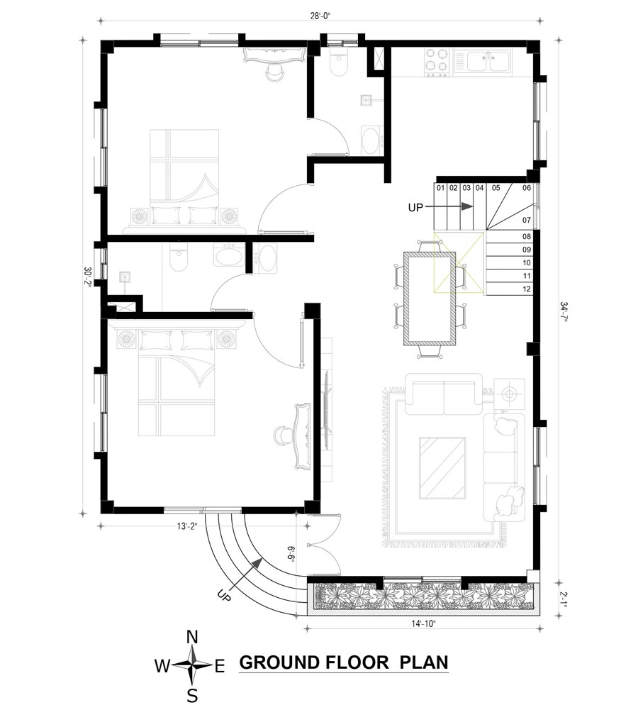2D floor plan service